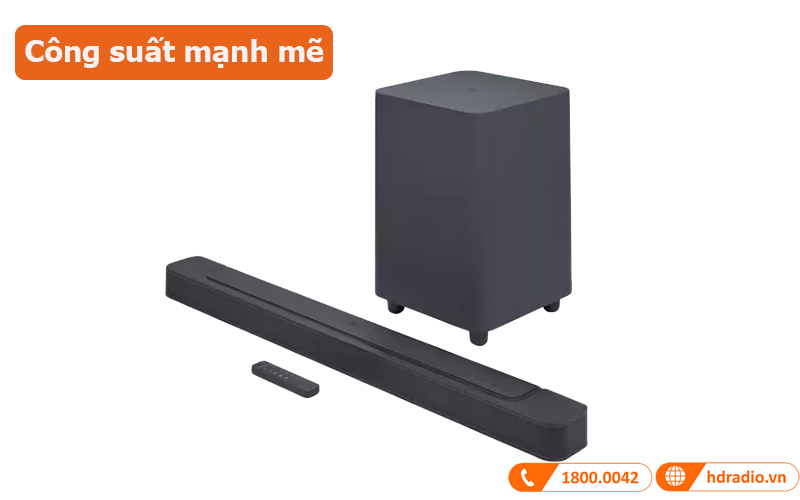 Loa soundbar JBL Bar 500 công suất mạnh mẽ 
