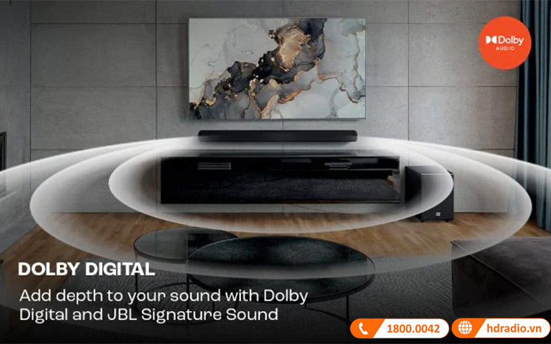 Loa soundbar JBL Cinema SB140 âm thanh vòm