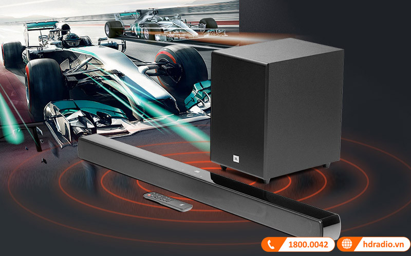 Loa soundbar JBL Cinema SB170 ứng dụng thực tế 