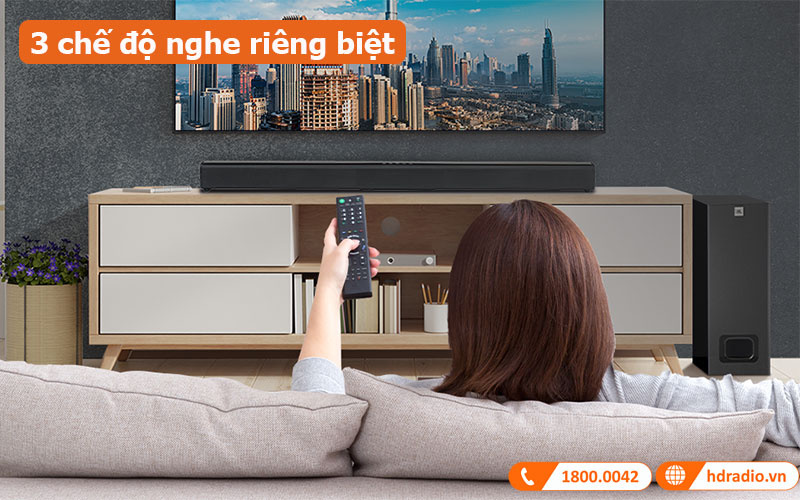 Loa soundbar JBL Cinema SB230 3 chế độ hoạt động 
