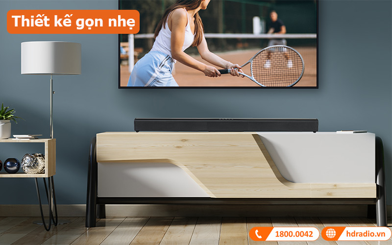 Loa soundbar JBL Cinema SB230 thiết kế nhỏ gọn
