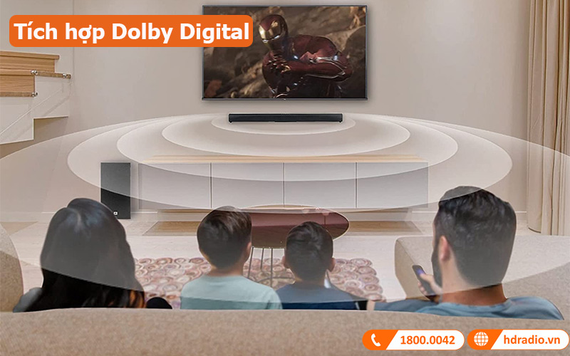 Loa soundbar JBL Cinema SB260 âm thanh vòm