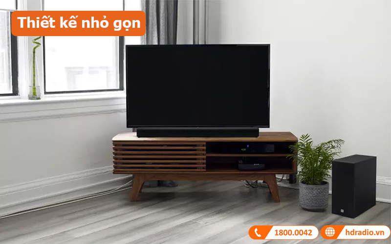 Loa soundbar JBL Cinema SB260 thiết kế nhỏ gọn 