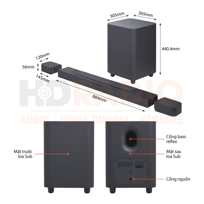 Loa soundbar JBL Bar 700
