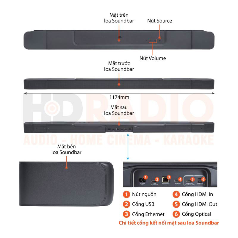 Loa soundbar JBL Bar 700