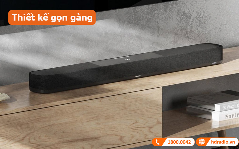 Loa Sennheiser Ambeo Soundbar Plus thiết kế gọn gàng