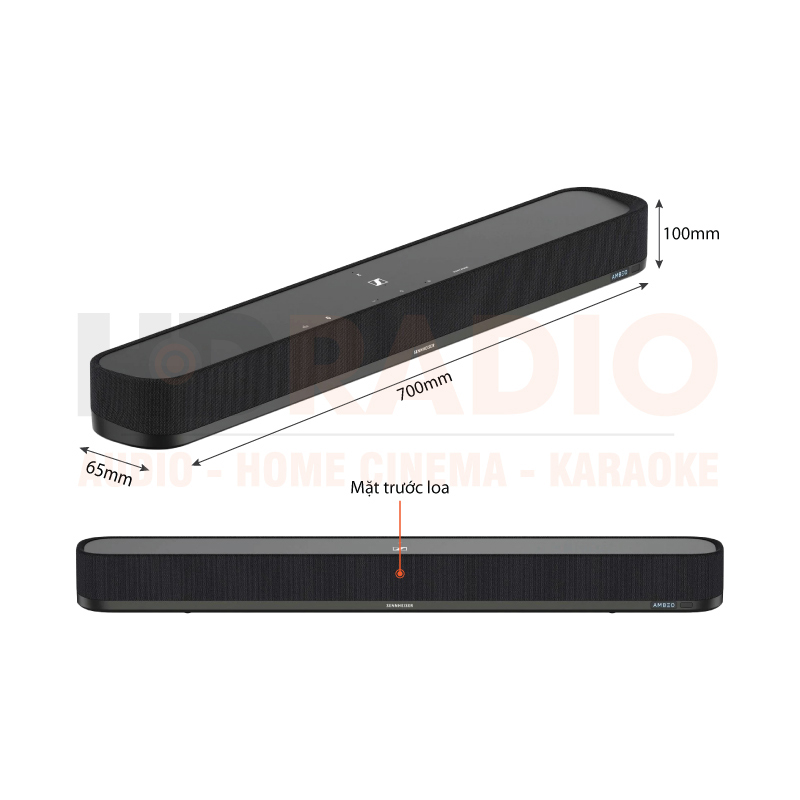 Chú thích Loa Sennheiser Ambeo Soundbar Mini