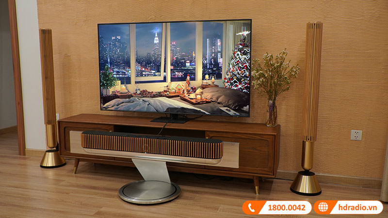 Lắp đặt hệ thống loa B&O đỉnh cao trị giá hơn 800 triệu đồng cho chị Nhung ở Kim Ngưu, Hà Nội