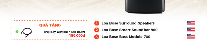 chú thích Bộ loa soundbar Bose SB24
