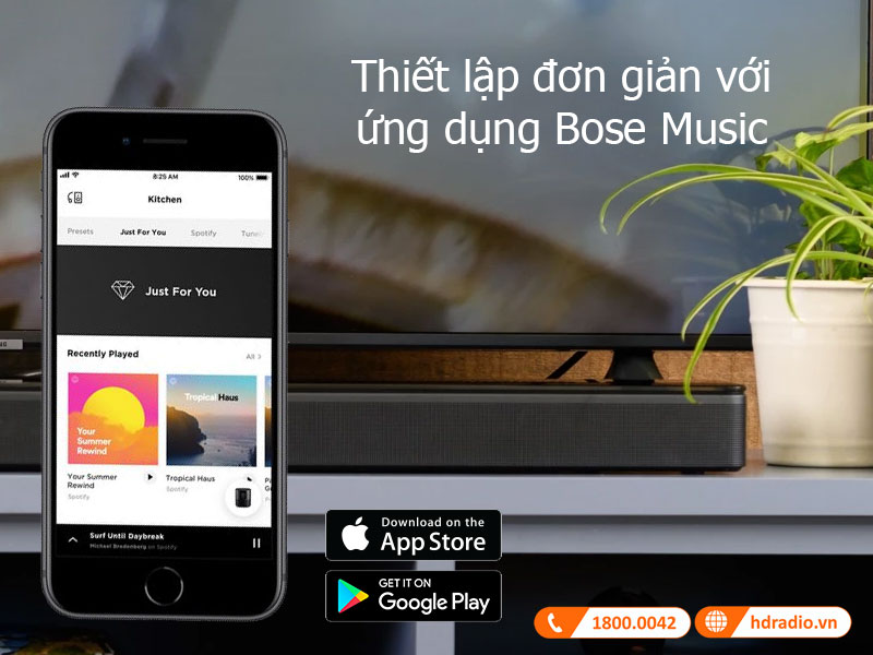 Thiet lap Bose Smart 700