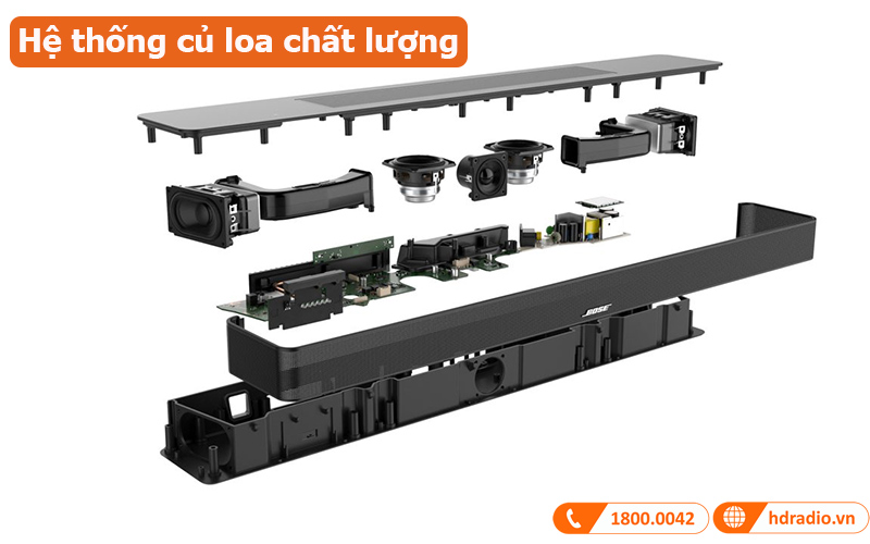 Loa Bose Smart Soundbar 600 hệ thống củ loa chất lượng