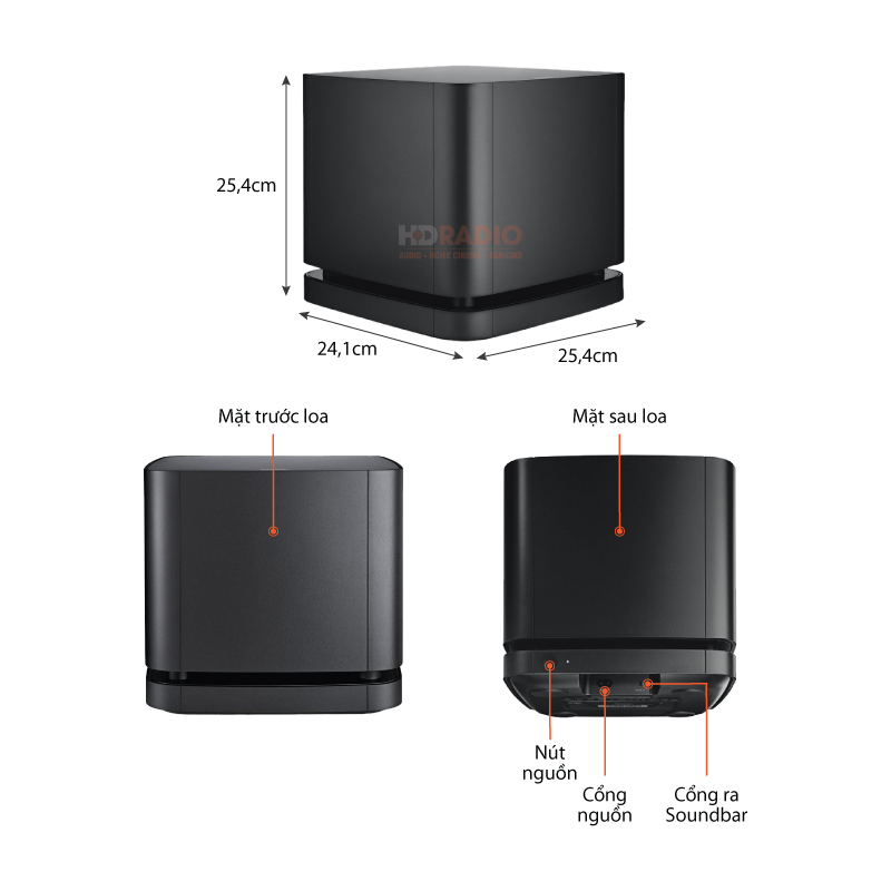 Chu thich Loa Bose Bass Module 500 