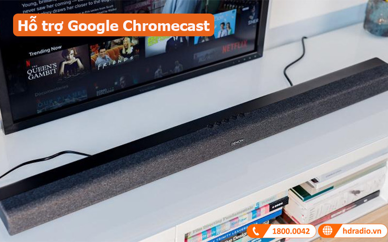 Loa soundbar Denon DHT-S416 hỗ trợ Google Chromecast