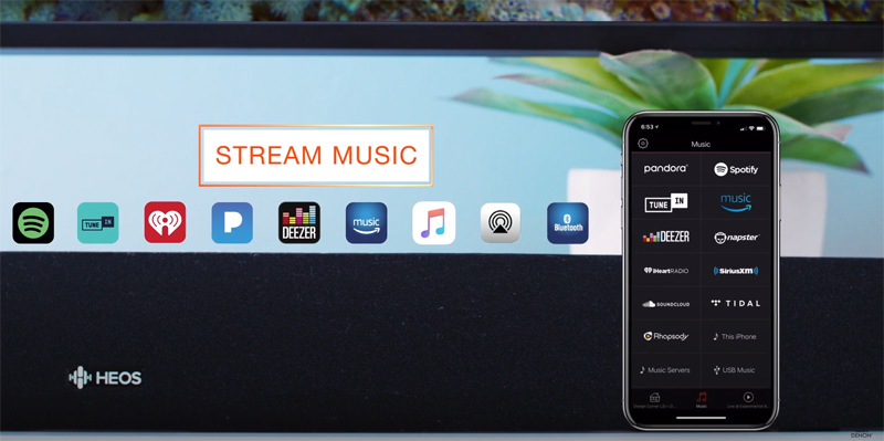 loa Soundbar Denon HEOS HomeCinema HS2