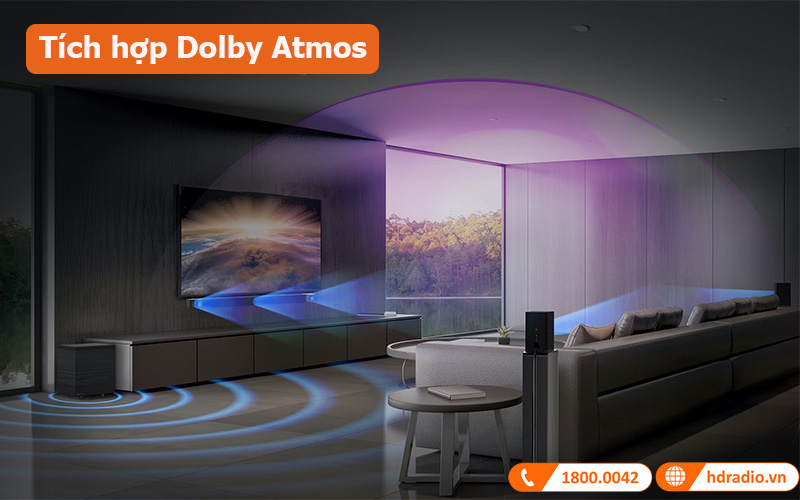 Loa soundbar Klipsch Cinema 800 5.1 System âm thanh vòm Dolby Atmos