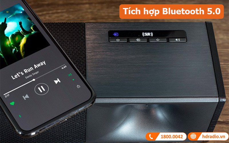 Loa soundbar Klipsch Cinema 800 5.1 System tích hợp bluetooth 5.0