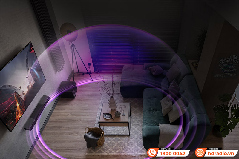 âm thanh Dolby Atmos đa chiều tuyệt vời với loa soundbar Klipsch Flexus Core