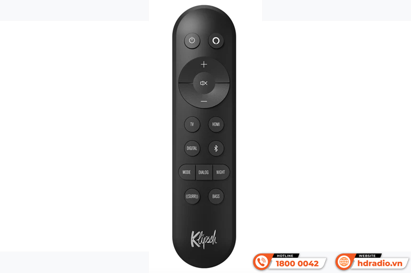 điều khiển từ xa BLE Blacklit của loa thanh Klipsch Flexus Core 200