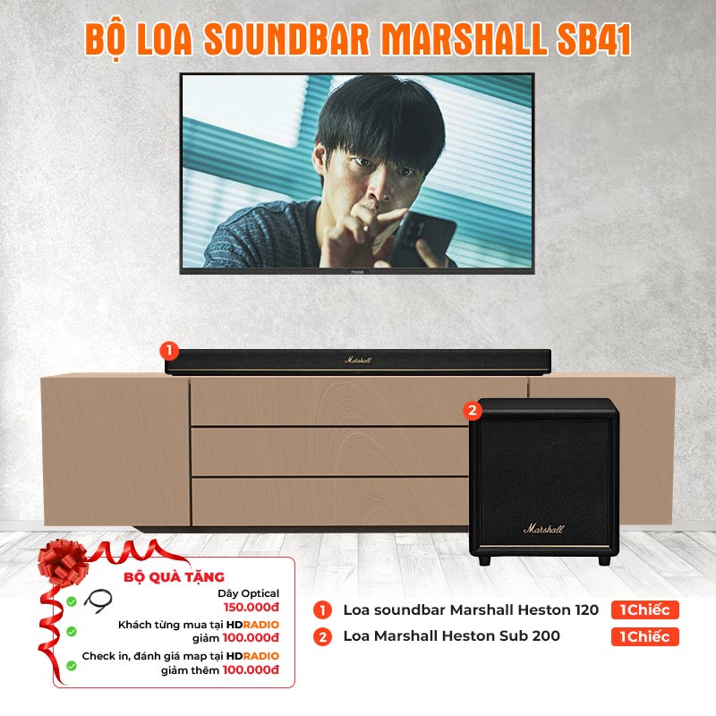  Bộ loa Soundbar Marshall SB41