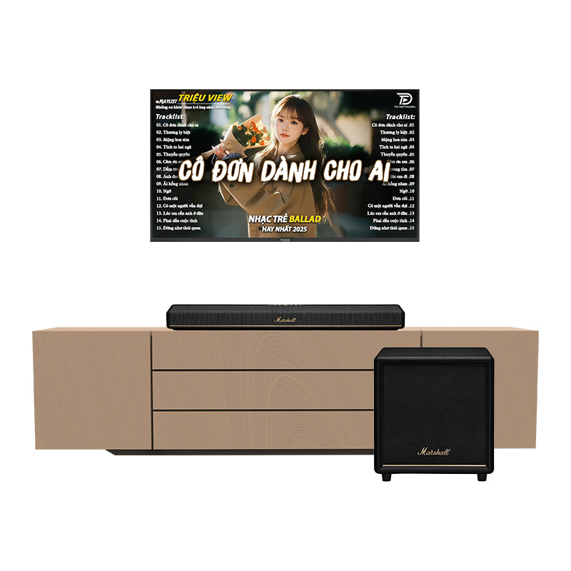 Bộ Loa Soundbar Marshall SB42 (Marshall Heston 60 + Heston Sub 200)