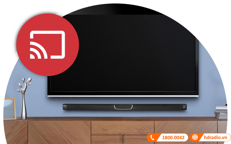 Loa soundbar Polk Magnifi Max System hỗ trợ Google Chromecast