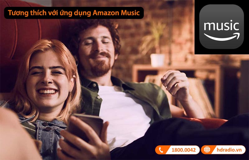 Tương thích với ứng dụng Amazon Music