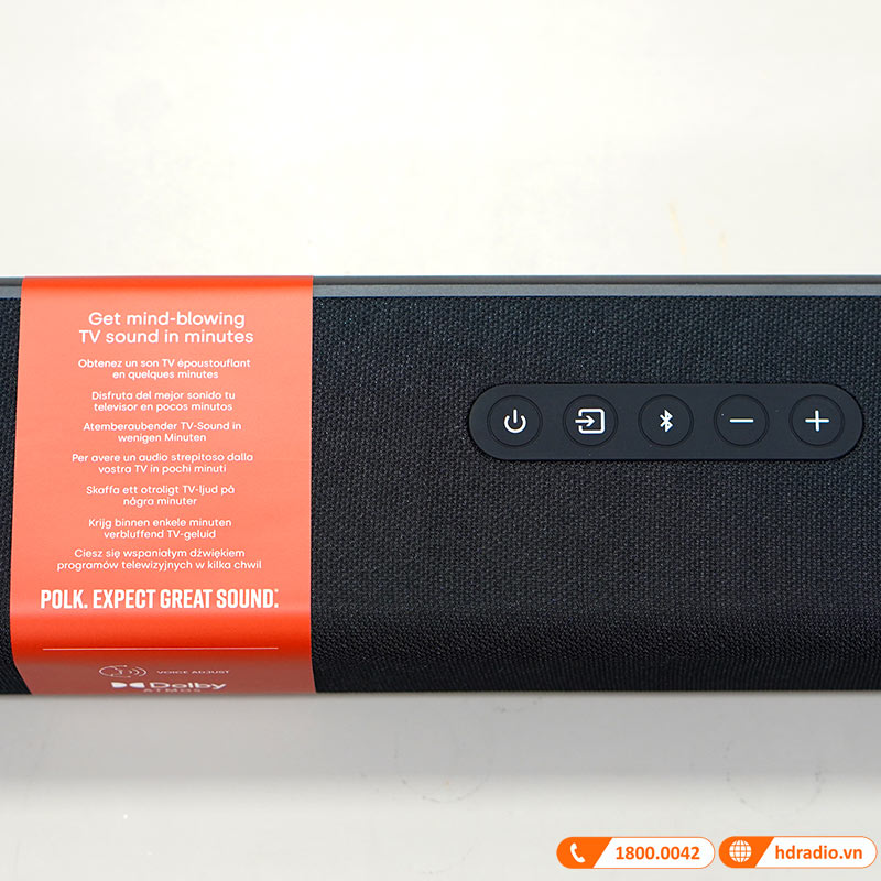 Loa Soundbar Polk Signa S4, Âm Thanh 3D Dolby Atmos, AUX, Bluetooth, USB, HDMI eARC, Optical, Có Remote-4