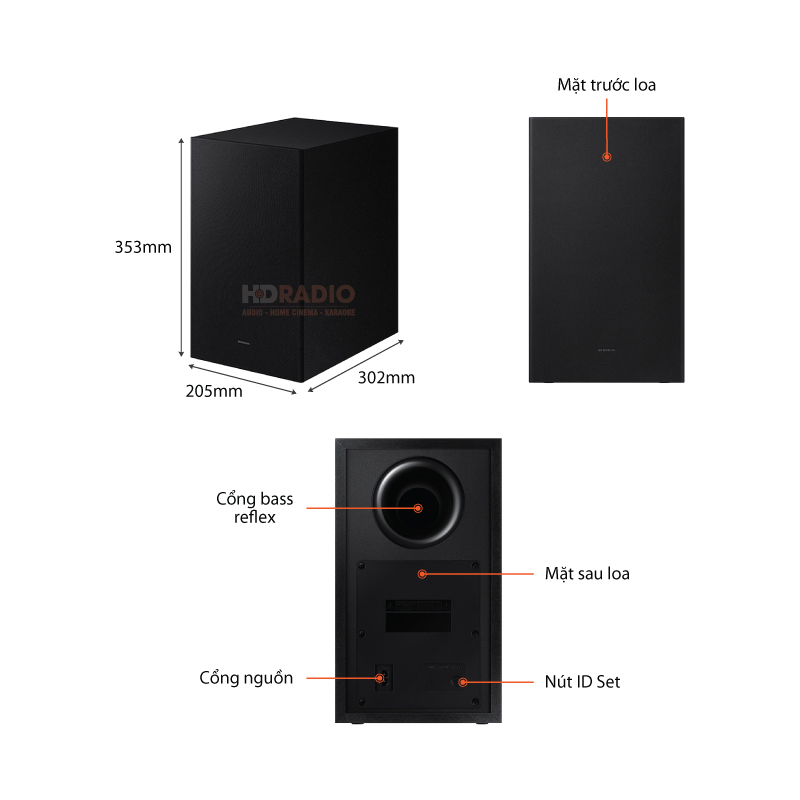 Chu thich Loa Soundbar Samsung HW-Q700A