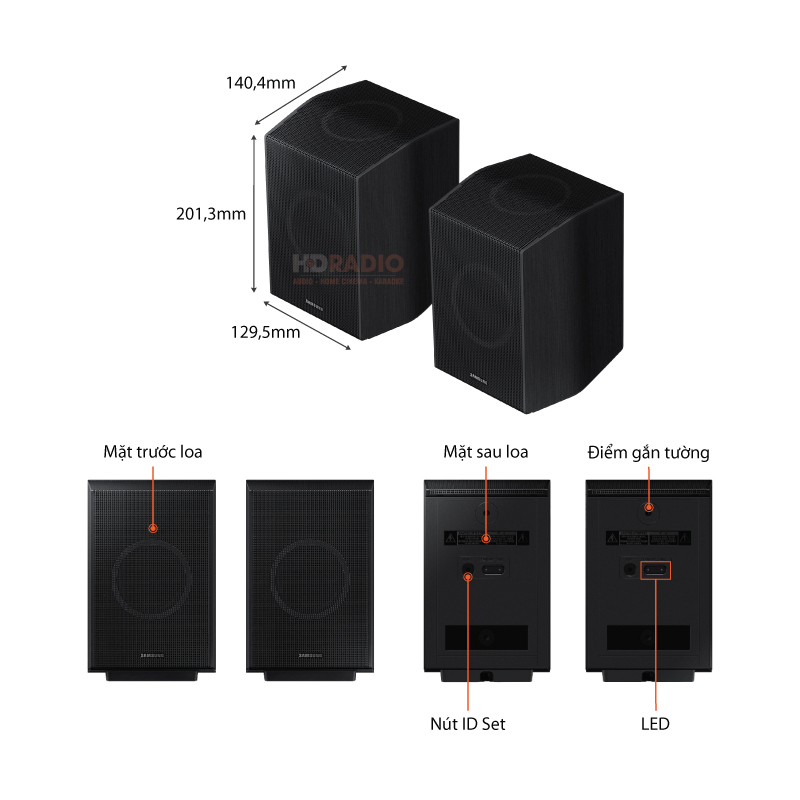 Chu thich Loa Soundbar Samsung HW-Q930B