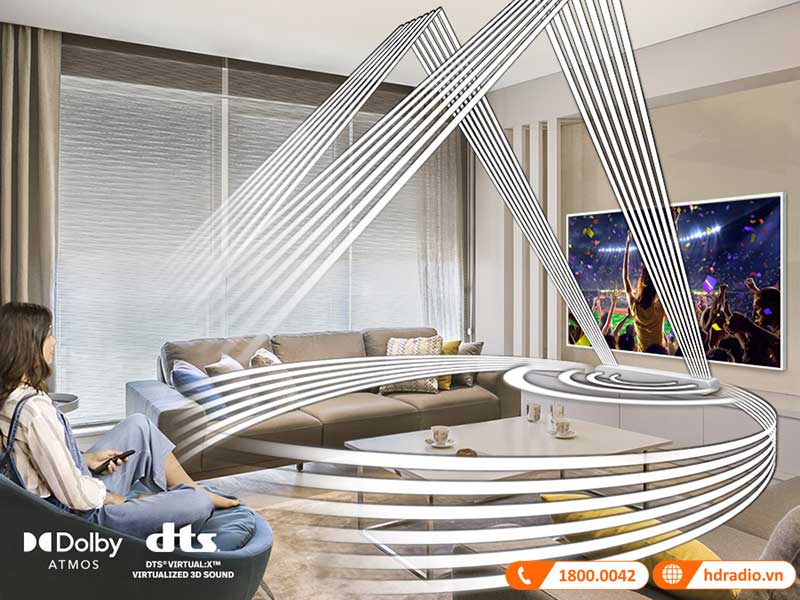 Samsung HWS61B ho tro Dolby Atmos & DTS:X