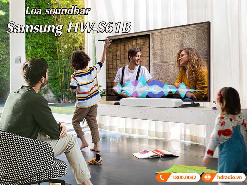 Loa Soundbar Samsung HW-S61B 