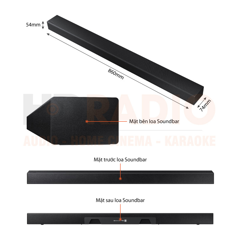 Chú thích Loa soundbar Samsung HW-T420