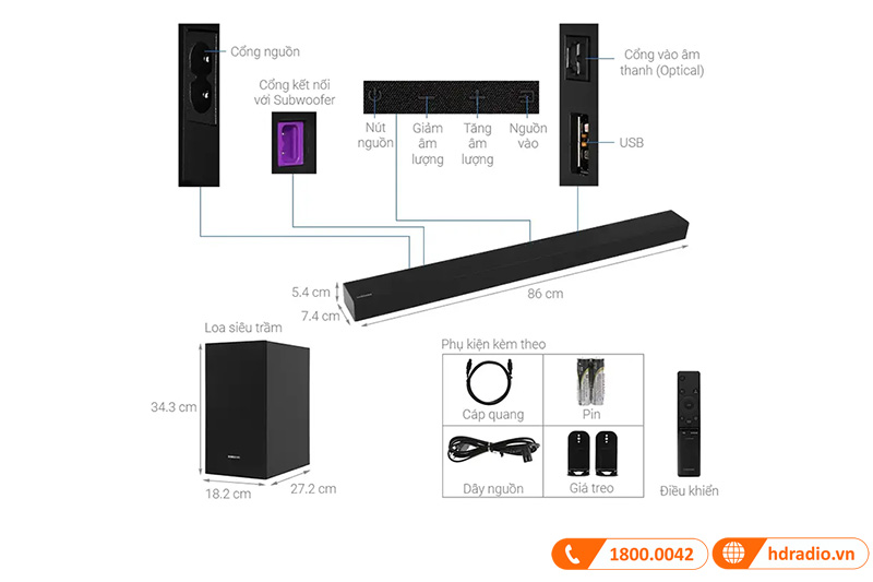 Loa Soundbar Samsung HW-T420