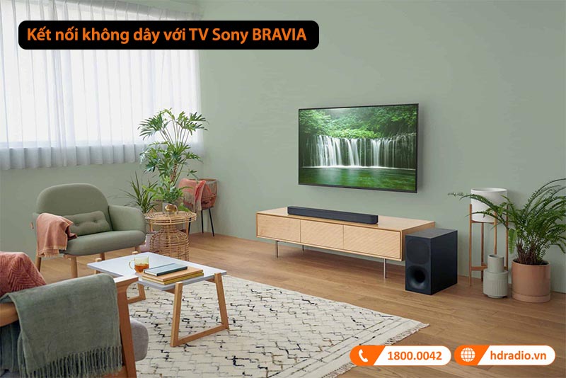 ết kểt nối không dây dễ dàng đến TV Sony BRAVIA  