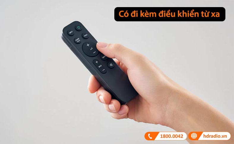 có điều khiển từ xa đi kèm