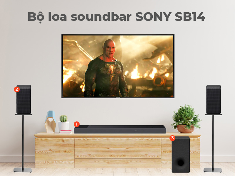 Bộ loa soundbar Sony SB14 Bộ loa soundbar Sony SB14