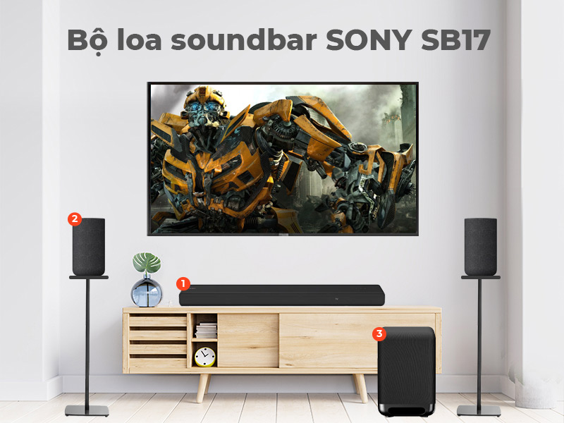 Bộ loa soundbar Sony SB17 Bộ loa soundbar Sony SB17