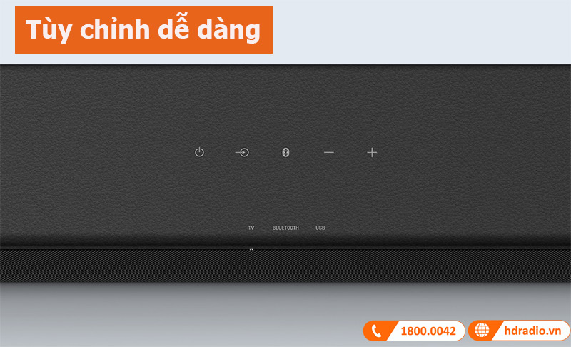 Loa soundbar Sony HT-S100F điều khiển dễ dàng