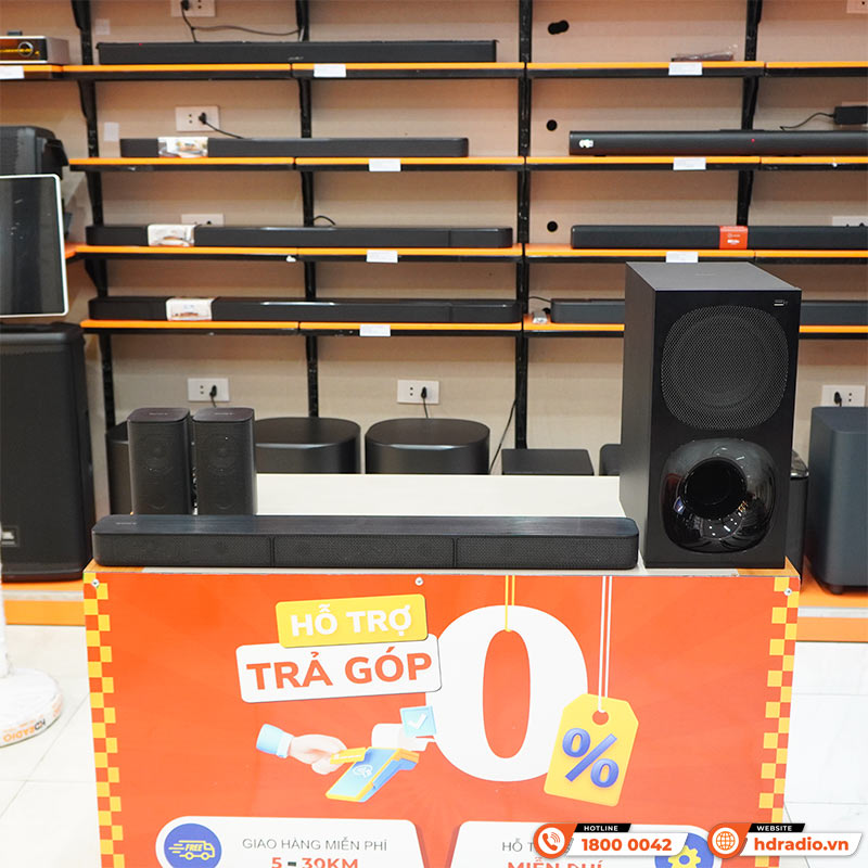 Loa soundbar Sony HT-S20R, 5.1 Kênh, Giả Lập Âm Thanh Vòm Dolby Digital, Công suất 400W, Bluetooth, Optical, USB, HDMI ARC-1