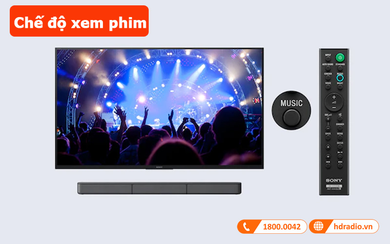 loa soundbar sony ht-s20r chế độ xem phim