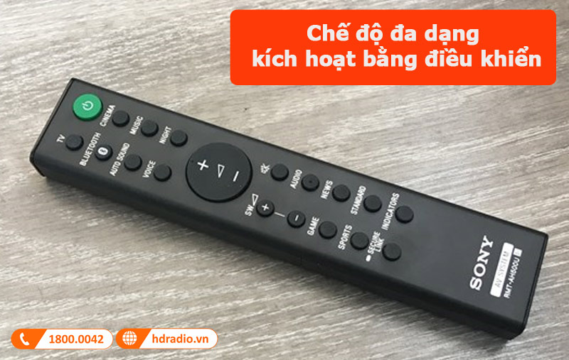 Loa soundbar Sony HT-S350 chế độ đa dạng 