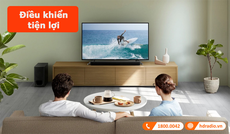 Loa soundbar Sony HT-S350 điều khiển tiện lợi
