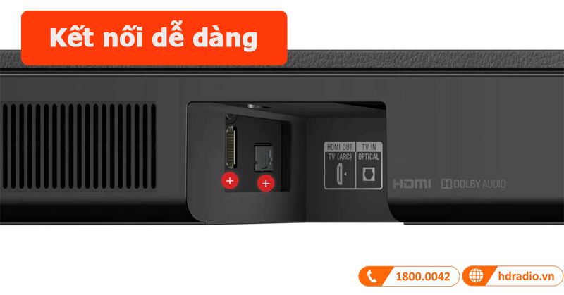 Loa soundbar Sony HT-S350 kết nối có dây 