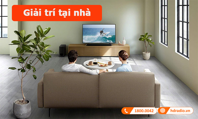 Loa soundbar Sony HT-S350 ứng dụng thực tế 