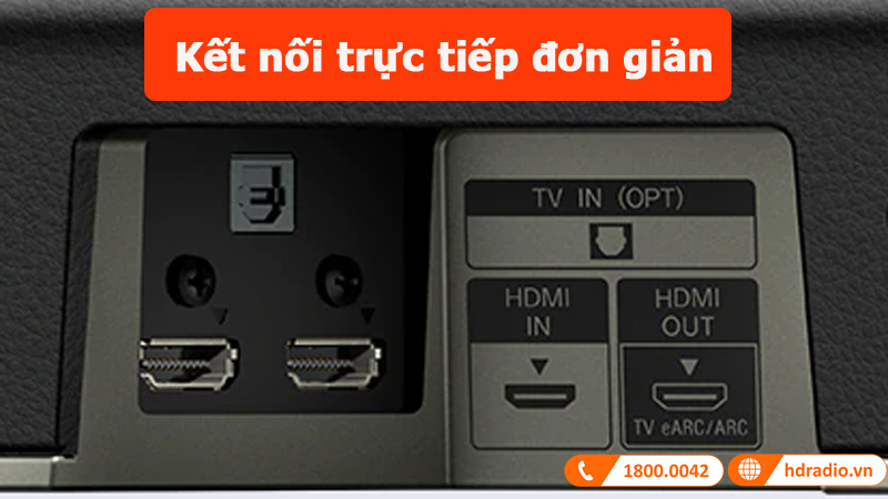 Loa soundbar Sony HT-X8500 kết nối có dây 