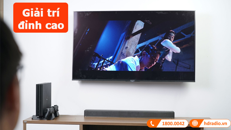 Loa soundbar Sony HT-X8500 ứng dụng thực tế 