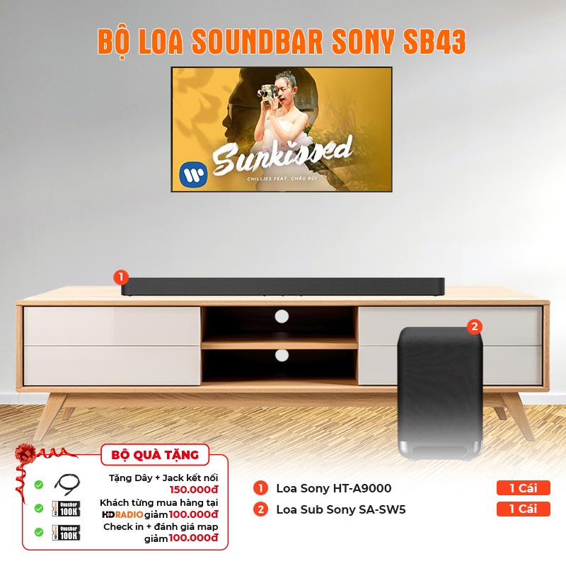 Bộ loa soundbar Sony SB43