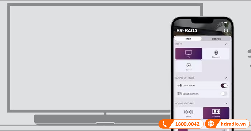 Loa soundbar Yamaha SR-B40