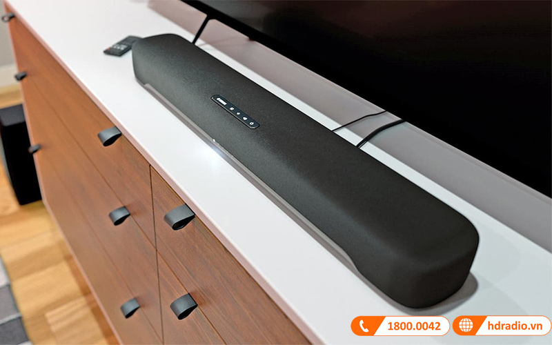 Loa soundbar Yamaha SR-C30A  bảng điều khiển trên loa thanh 