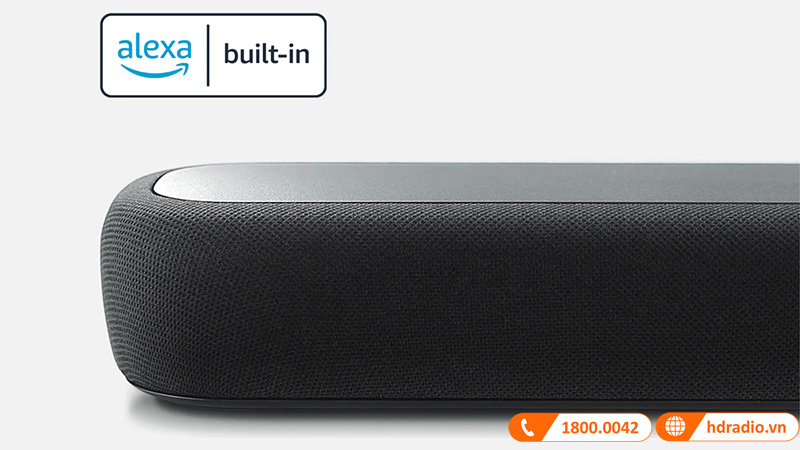 Loa soundbar Yamaha YAS-209 điều khiển bằng giọng nói bằng Alexa